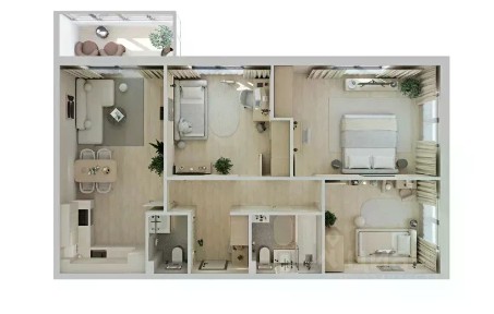 Продается 3-комн. квартира, 75,27 м²