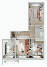 Продается 3-комн. квартира, 66,76 м²