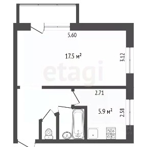 Продается 1-комн. квартира, 31,2 м²