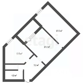 Продается 2-комн. квартира, 65,5 м²