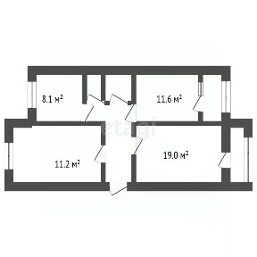 Продается 3-комн. квартира, 72,8 м²