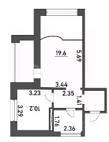Продается 1-комн. квартира, 39,9 м²