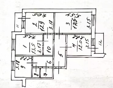 Сдается 4-комн. квартира, 84,1 м²