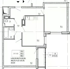 Сдается 2-комн. квартира, 66 м²