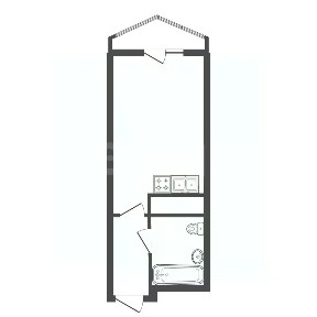 Продается студия, 26,2 м²