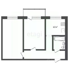 Продается 2-комн. квартира, 39,3 м²