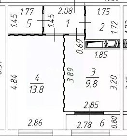 Продается 1-комн. квартира, 34 м²