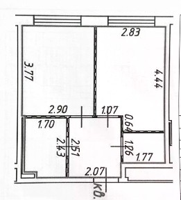 Продается 1-комн. квартира, 35 м²