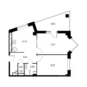 Продается 3-комн. квартира, 63,8 м²