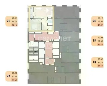 Продается 2-комн. квартира, 48,16 м²