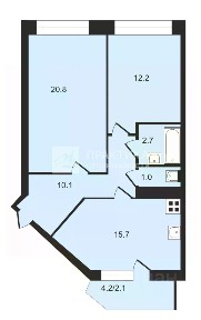 Продается 2-комн. квартира, 68 м²