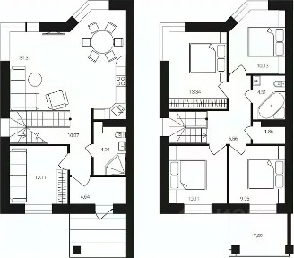 Продается 2-этажный коттедж, 120 м²
