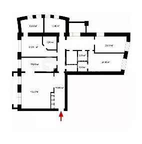 Продается 5-комн. квартира, 222,8 м²
