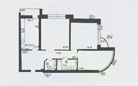 Продается 3-комн. квартира, 89,2 м²