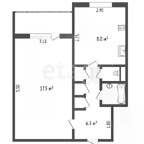 Продается 1-комн. квартира, 36,4 м²