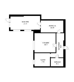 Продается 3-комн. квартира, 61,6 м²