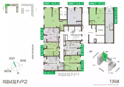 Продается 2-комн. квартира, 34 м²