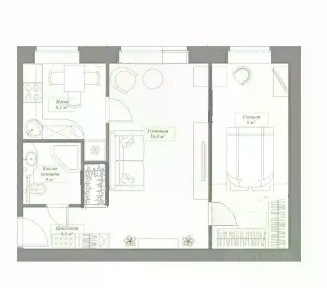 Продается 2-комн. квартира, 42,8 м²