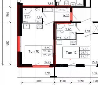 Продается студия, 24 м²