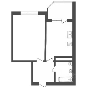 Продается 1-комн. квартира, 38,9 м²
