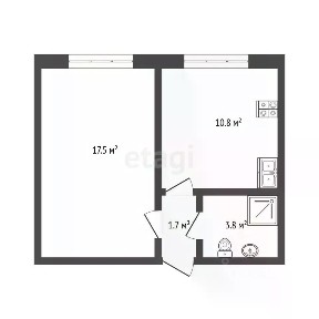 Продается 1-комн. квартира, 33,8 м²