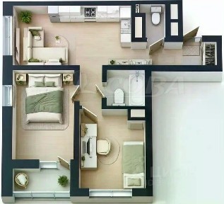 Продается 2-комн. квартира, 53 м²