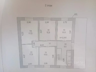 Продается 2-этажный дом, 180 м²