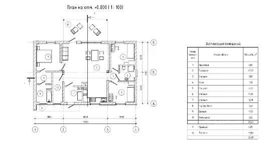Продается 1-этажный дом, 99,6 м²