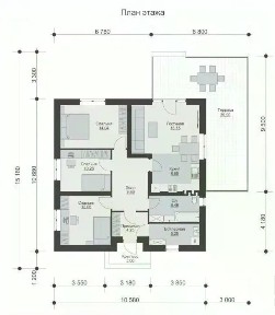 Продается 1-этажный дом, 94,2 м²
