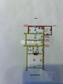 Продается 1-этажный дом, 51,6 м²