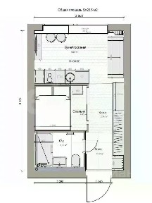 Продается апартаменты-студия, 23,7 м²
