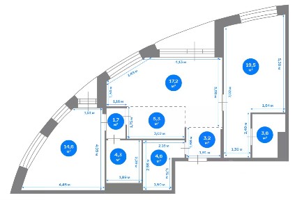 Продается 3-комн. квартира, 74 м²