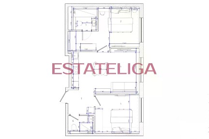 Продается 3-комн. квартира, 60 м²
