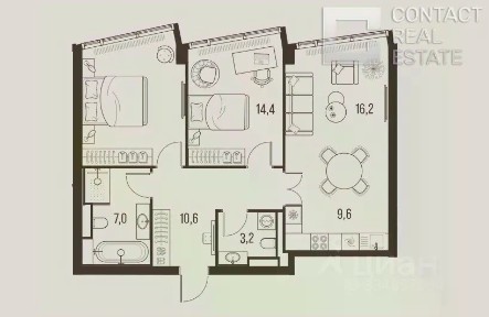 Продается 3-комн. квартира, 77,1 м²