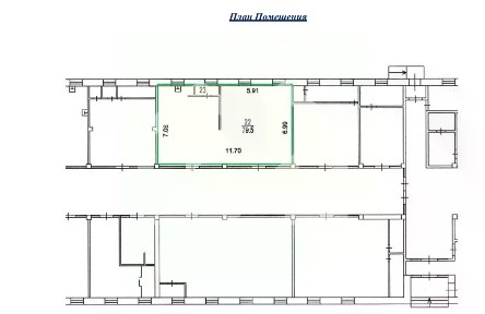 Сдается торговая площадь, 81,3 м²