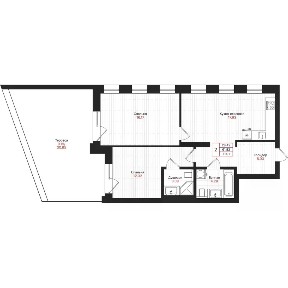 Продается 2-комн. квартира, 71,01 м²