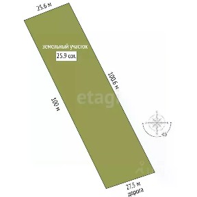 Продается участок, 25 сот.