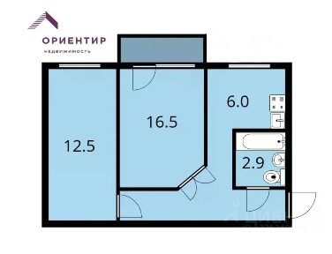 Продается 2-комн. квартира, 42,2 м²