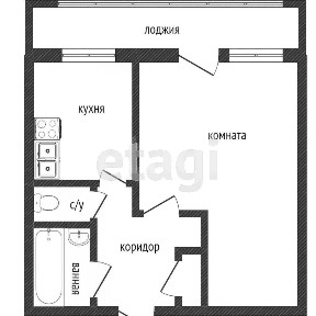 Продается 1-комн. квартира, 33,5 м²