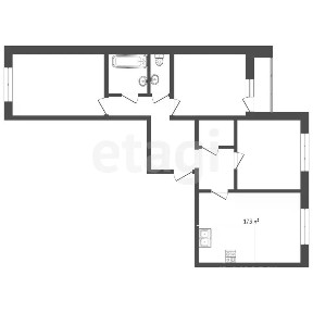 Продается 3-комн. квартира, 73,4 м²
