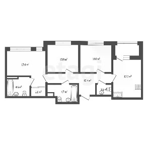 Продается 3-комн. квартира, 70,7 м²