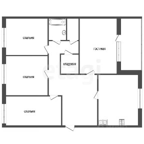 Продается 4-комн. квартира, 76,3 м²