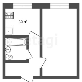 Продается 1-комн. квартира, 20,9 м²