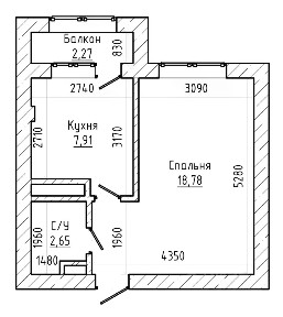 Продается 1-комн. квартира, 31 м²
