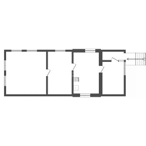 Продается 1-этажный дом, 42,5 м²