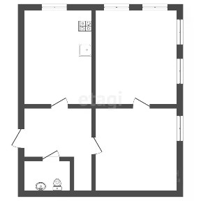 Продается 1-этажный дом, 58,5 м²