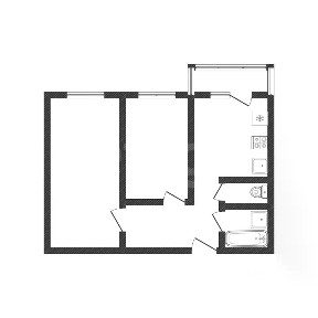Продается 2-комн. квартира, 44,2 м²