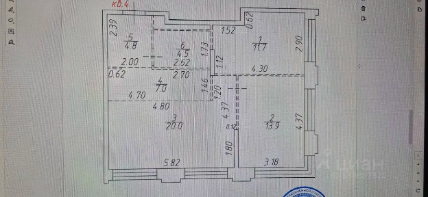 Сдается офис, 64 м²