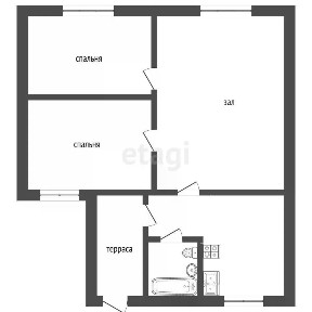 Продается 50% часть дома, 47 м²