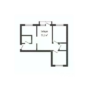 Продается 3-комн. квартира, 55,2 м²